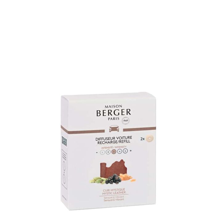Maison Berger Mystic Leather Car Diffuser Refills